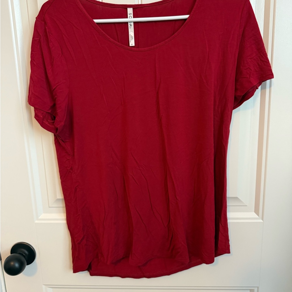 Soma Cool Nights Short Sleeve PJ Top